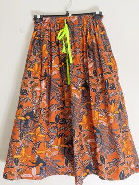 Corey Lynn Calter Monkey Print Skirt Size XS